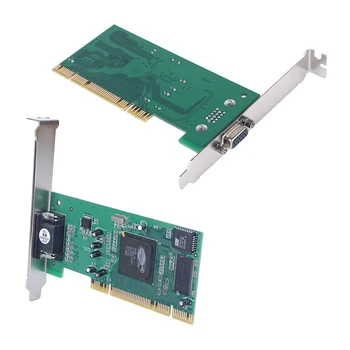 PCI karta Graficzna Moduł ATI Rage XL 8mb karta Graficzna VGA Adapter do KOMPUTERÓW stacjonarnych karta Graficzna Biuro Domowy PC Akcesoria Sprzedaż