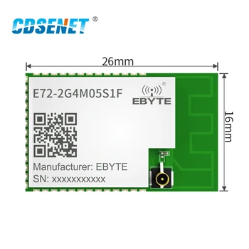 CC2652RB 2.4 GHz Wireless SoC Module Bezprzewodowy Nadajnik BLE5 SMD BAW 5dBm E72-2G4M05S1F PCB Antena Niski pobór mocy