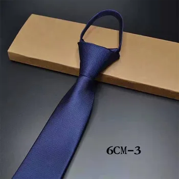Zamek Leniwy jedwabne Krawaty dla mężczyzn Moda Stałe 6 cm Krawat Biznes Gravatas Krawaty dla Mężczyzn, Prezenty Ślubne, Koszule i Akcesoria