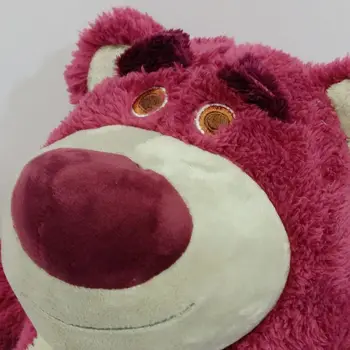 Disney STORY 3 Lotso bear Pluszowe miękka Lalka Wysokiej jakości Truskawkowy Niedźwiedź Pluszowe Zabawki 42 cm