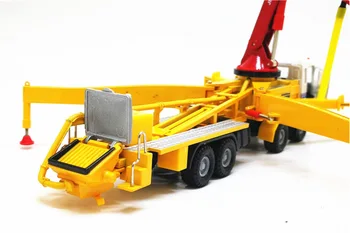 Wysokiej jakości stopu pracy pompy do betonu model ciężarówki,1:50 ciężkich pompa ciężarówka budowa ciężarówka zabawka,oryginalne opakowanie,wysyłka gratis