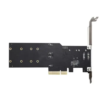 Adapter PCIE 3.0 X4 Do 2 Portu M. 2 B-KEY Dwuportowa SATA Rozszerzenie Chip ASM116 Konwerter Rozszerzenie PCI-E 4X M2 BKEY Dodać Mapę